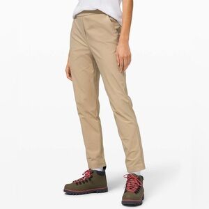 Lululemon Your True Trouser 7/8 Pant Trench Beige Tan Size 12